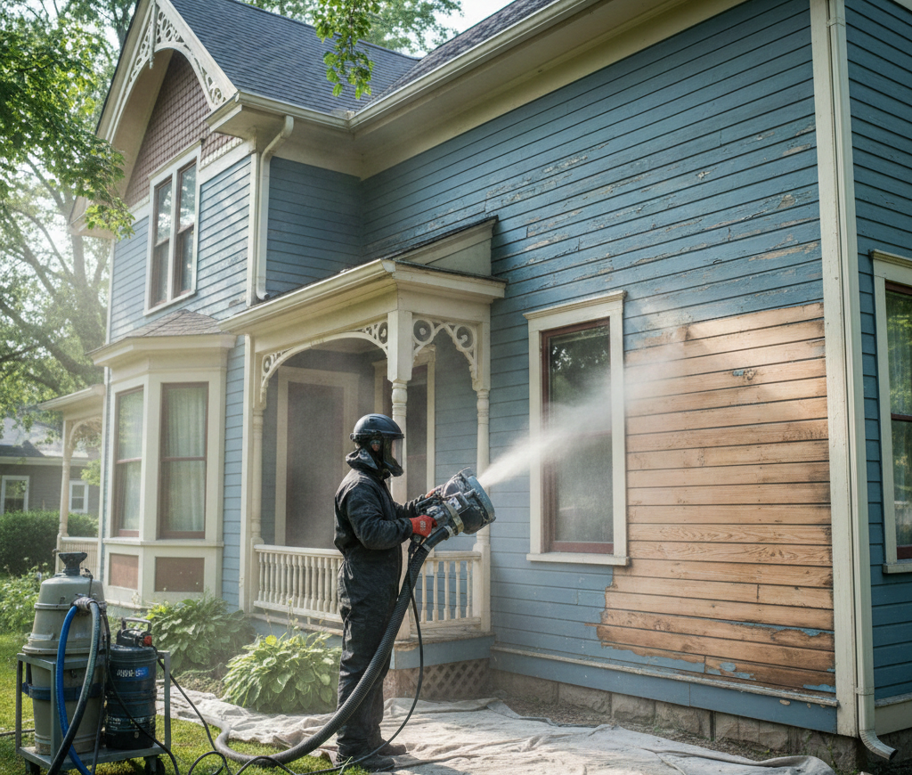 residential paint stripping service