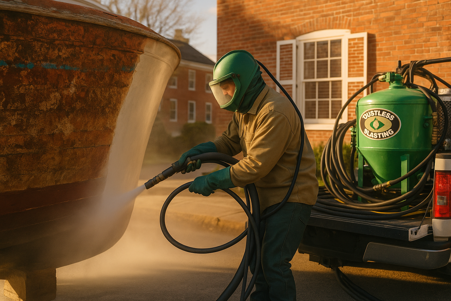 dustless blasting Massachusetts