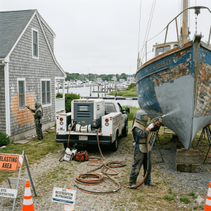 mobile blasting service Massachusetts